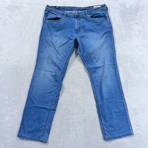 Buffalo David Bitton‎ Jeans Mens 38x32 Blue Denim Pants Axel Slim Stretch
